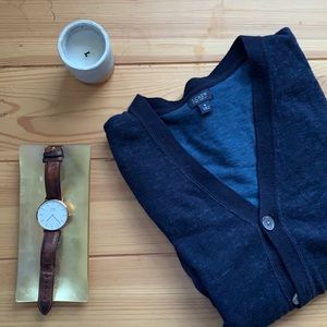J. Crew Men’s Navy Blue Cardigan